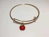 Apple Bangle Bracelet